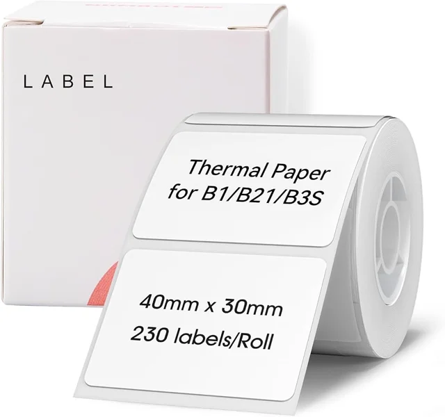 لیبل حرارتی نیمبات NIIMBOT B21S سایز 30×40 میلیمتر
