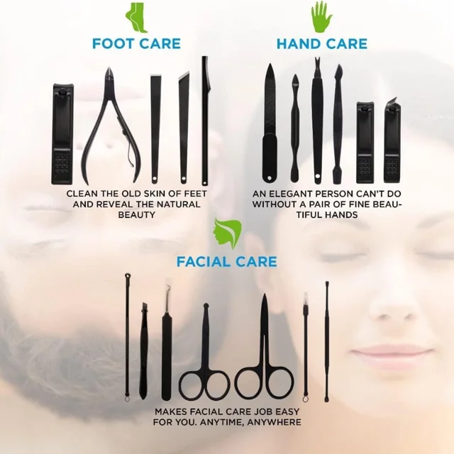 ست مانیکور و پدیکور گرین لاین مدل Clipper مجموعه 18 عددی 101527656