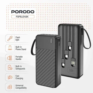 پاوربانک 10.5 وات پرودو مدل Piano PDPBJ34BK ظرفیت 20000 میلی‌آمپرساعت 101527756