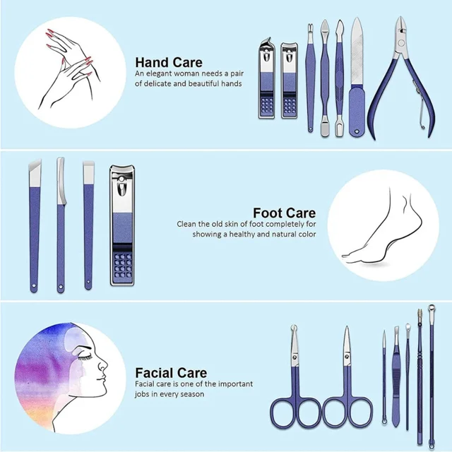 ست مانیکور و پدیکور گرین لاین مدل Clipper مجموعه 18 عددی 101527652