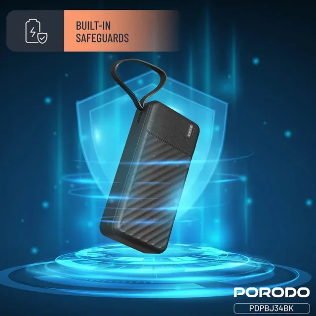پاوربانک 10.5 وات پرودو مدل Piano PDPBJ34BK ظرفیت 20000 میلیآمپرساعت 101527758