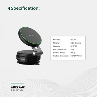 پایه نگهدارنده گوشی موبایل گرین لاین مدل GX-41 SUCTION 101527792