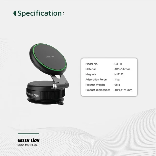 پایه نگهدارنده گوشی موبایل گرین لاین مدل GX-41 SUCTION 101527792